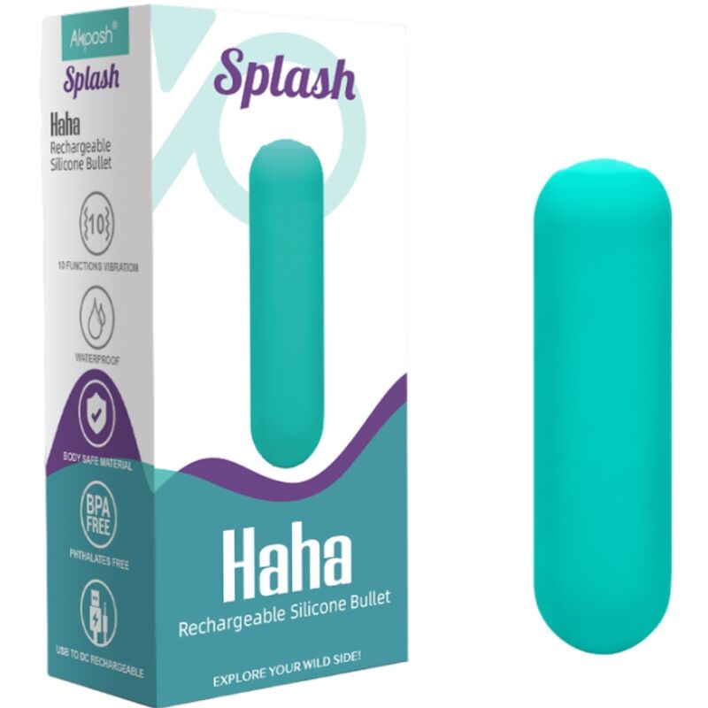 Armony-Splash Haha Vibrator Bullet din Silicon 10 Vibrații 75 X 7 img 183099 c19f54874e9ac2be061cb3c0f24148a6 1