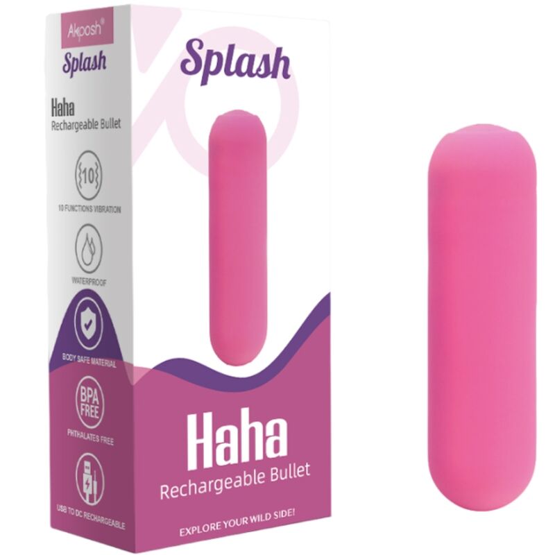 Armony-Splash Haha Vibrator Bullet Silicone 10 Vibrations 75 X 3 img 183102 3381266f2ffe7f1af19649c5b6ee402f 1