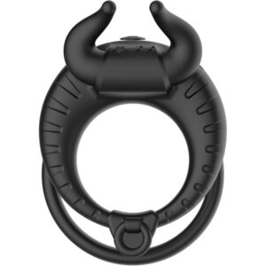 Armony-Inel Vibrator Bull's Pasion 10 Viteze Negru-Silicon, 10 - imagine 7