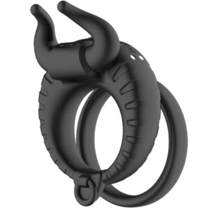 Armony-Inel Vibrator Bull's Pasion 10 Viteze Negru-Silicon, 10 - imagine 6