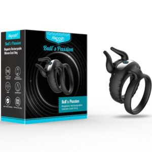 Armony-Inel Vibrator Bull's Pasion 10 Viteze Negru-Silicon, 10 - imagine 3