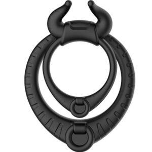 Armony-Bull's Pasion Ring Negru-Silicon - imagine 4
