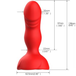 Armony-Extreme a Bloom Rose Vibrator și Dop Anal cu Telecomandă · Jucarii Anale (imaginea 5)