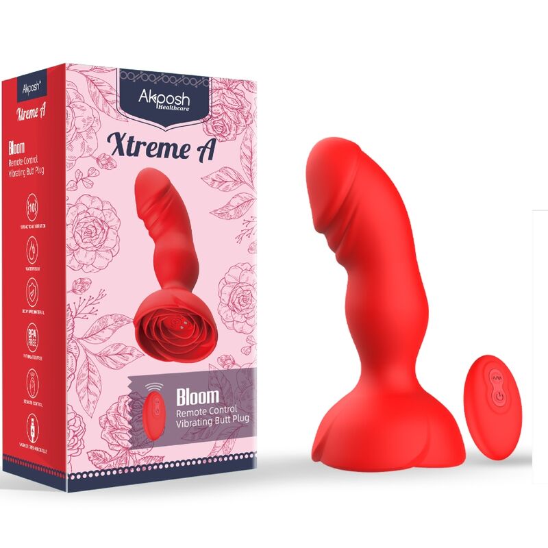 Armony-Extreme a Bloom Rose Vibrator și Dop Anal cu Telecomandă 2 Armony-Extreme a Bloom Rose Vibrator și Dop Anal cu Telecomandă · Jucarii Anale (imaginea 2)