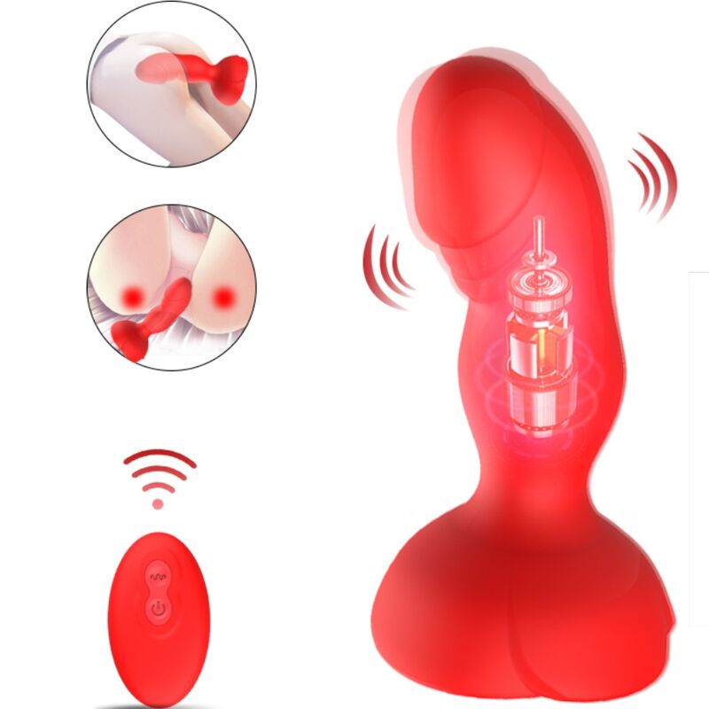 Armony-Extreme a Bloom Rose Vibrator și Dop Anal cu Telecomandă