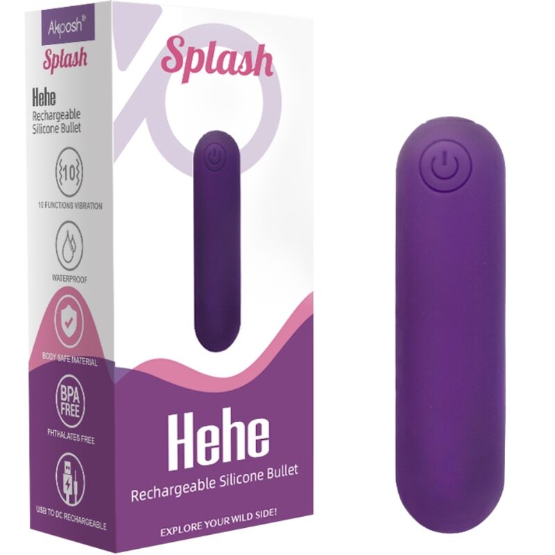 Armony-Splash Hehe Vibrator Bullet din Silicon, 10 Vibrații, 65 6 img 183574 d7ea61b47bf4bb241e4c0c67dbeb7f30 1