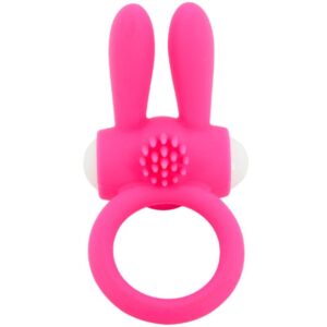 Armony-Mr Bunny Inel Vibrator din Silicon Roz-Waterproof - imagine 1
