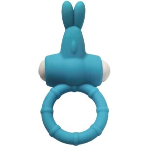 Armony-Ms Bunny Inel Vibrator din Silicon Verde-Waterproof - imagine 4