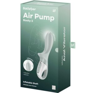 SATISFYER - Air Pump Booty 3 Vibrator Anal Gonflabil Greygreen 12 SATISFYER - Air Pump Booty 3 Vibrator Anal Gonflabil Greygreen - imagine 6