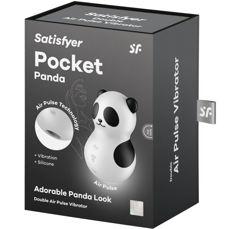 Satisfyer Air Pulse-Pocket Panda Stimulator si Vibrator Negru si 6 img 183981 a92021b3e77b196f5d75e0283714a4b9 1