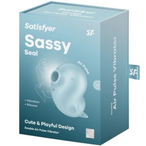 Satisfyer Air Pulse-Sassy Seal Stimulator cu Unde de Presiune si 9 Satisfyer Air Pulse-Sassy Seal Stimulator cu Unde de Presiune si - imagine 3