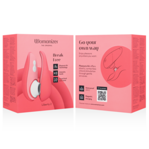 Womanizer - Liberty 2 Stimulator Clitoridian cu Sucțiune Deschis, Albastru/Roz/Verde - imagine 5