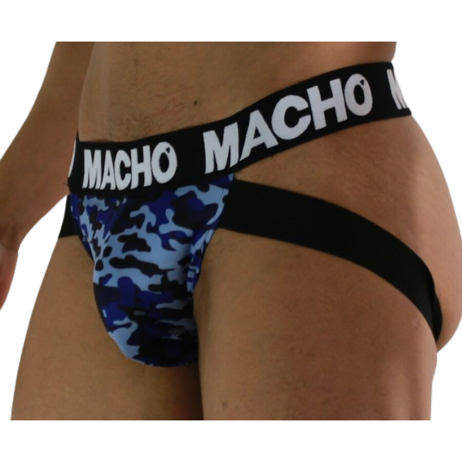 Macho Underwear-MX28MV Jock Military Green, Albastru/Roșu/Verde 1 img 184574 4a3b865379cebd3a0f3e0d9d5f857129 1