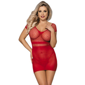 Subblime Dresses-951924 Rochie Scurtă Croșetată Roșie One Size · Lenjerie Sexy Femei