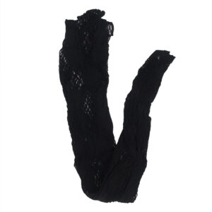 Subblime - 952129 Bodystocking din Plasă Tip Rochie cu Detalii Florale Negru One Size - imagine 5