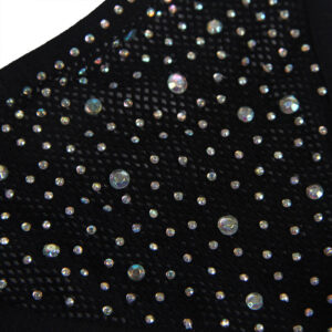 Subblime - 952174 Fishnet Bodystocking cu Mănuși și Diamante Negru One Size - imagine 9