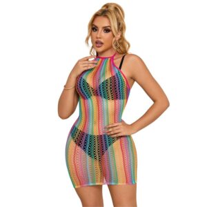 Subblime - 952341 Rochie Plasă Rainbow, Mărime Unică 20 Subblime - 952341 Rochie Plasă Rainbow, Mărime Unică - imagine 10