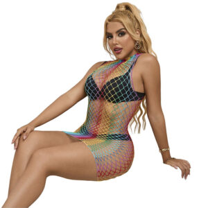 Subblime Dresses-952433 Rochie Tip Plasă Guler Înalt fără Mâneci - imagine 3