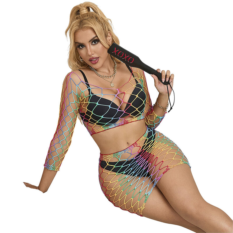 Subblime - 952440 Set 2 Piese Plasă Rainbow, Mâneci Lungi One Size 4 img 185302 8b8faf1e4e36c7b3de76862caa3c27d9 1