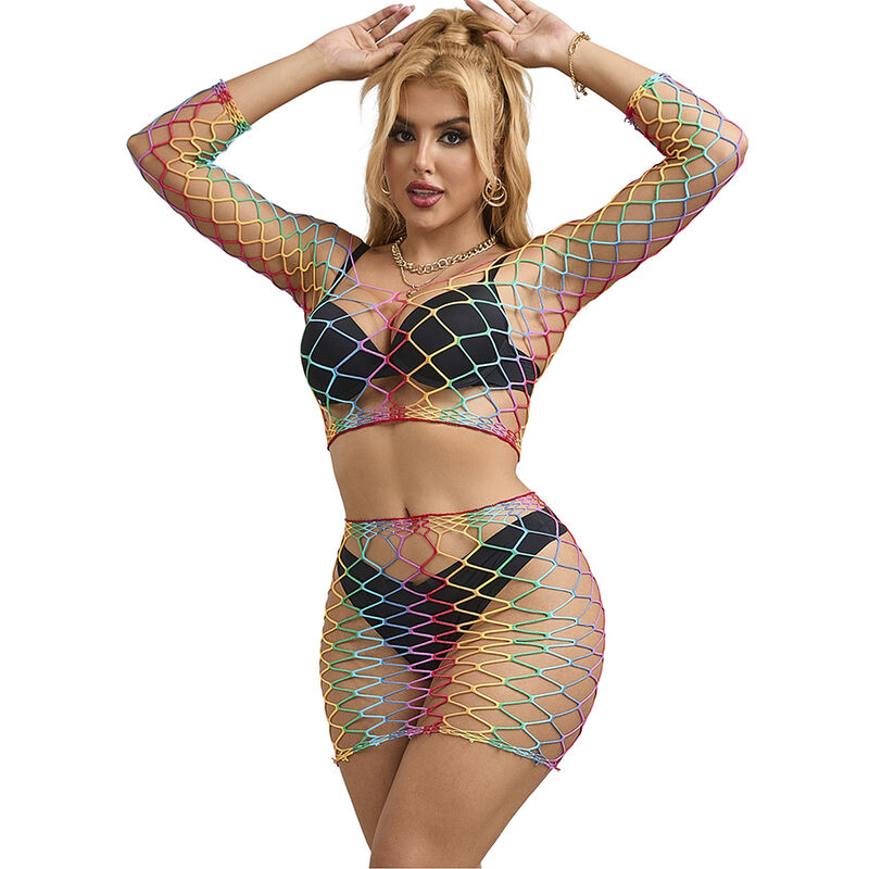 Subblime - 952440 Set 2 Piese Plasă Rainbow, Mâneci Lungi One Size 1 img 185303 cab85ccc55e029e692e96845dc5a7803 1