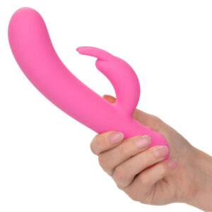Calexotics-First Time Rabbit Vibrator Reîncărcabil Roz-Silicon - imagine 6