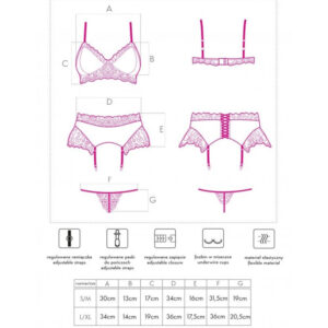 Livco Corsetti Fashion-Nahir LC-20214 Bra + Panty + Garter 7 Livco Corsetti Fashion-Nahir LC-20214 Bra + Panty + Garter - imagine 4