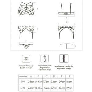 Livco Corsetti Fashion-Soledad LC-20217 Sutien + Tanga + 7 Livco Corsetti Fashion-Soledad LC-20217 Sutien + Tanga + - imagine 4