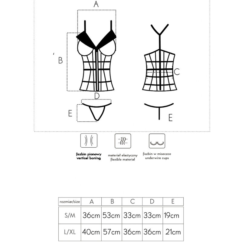 Livco Corsetti Fashion-Laura LC-20215 Corset + Tanga/, S/M/L/XL 6 img 185699 8b6b1e15ce1a813f332a54b75bb709b7 1