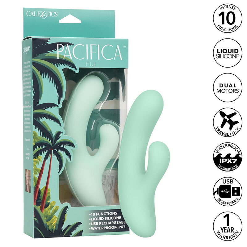 Calexotics-Pacifica Fiji Vibrator & Estimulator G-spot 10 2 Calexotics-Pacifica Fiji Vibrator & Estimulator G-spot 10 · Vibratoare (imaginea 2)