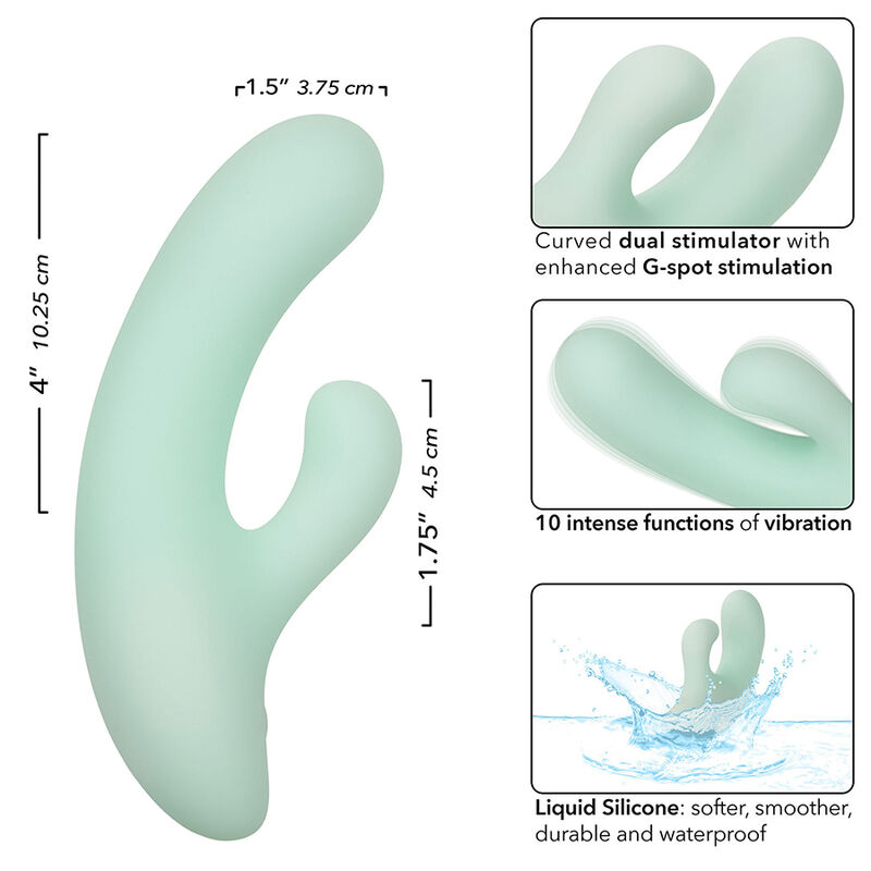 Calexotics-Pacifica Fiji Vibrator & Estimulator G-spot 10 7 Calexotics-Pacifica Fiji Vibrator & Estimulator G-spot 10 · Vibratoare (imaginea 7)