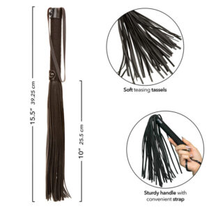 Calexotics-Nocturnal Flogger Piele Negru 15 Calexotics-Nocturnal Flogger Piele Negru - imagine 7