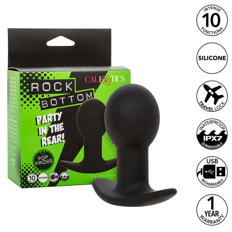 Calexotics-Rock Bottom Dop Anal 10 Vibrații Silicon Negru-10 2 Calexotics-Rock Bottom Dop Anal 10 Vibrații Silicon Negru-10 · Jucarii Anale (imaginea 2)