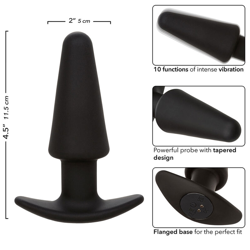 Calexotics-Rock Bottom Dop Anal Conic 10 Vibrații, Silicon 7 img 185864 5c71217240edeae6a5fe97ff118309a6 1