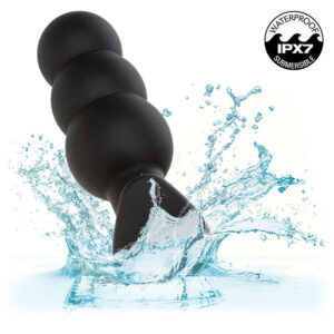 Calexotics-Rock Bottom Plug Anal cu Mărgele 10 Vibrații Silicon - imagine 7