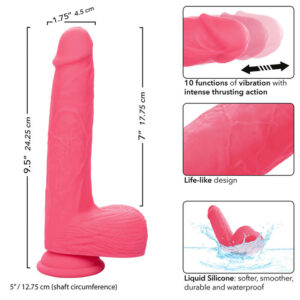 Calexotics-Studs Vibrator Realist 17.75 cm, 10 Vibrații 13 Calexotics-Studs Vibrator Realist 17.75 cm, 10 Vibrații - imagine 3
