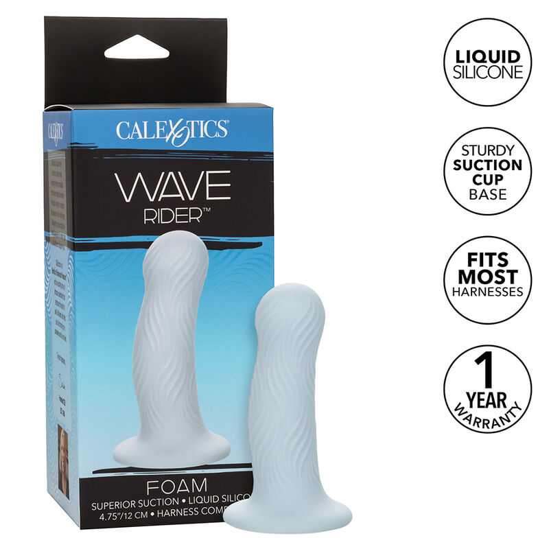 Calexotics-Wave Rider Foam Anal Plug Blue-Silicon, Waterproof 9 img 185934 a6b7306ee7e48048cd14ced9e856a7ce 1