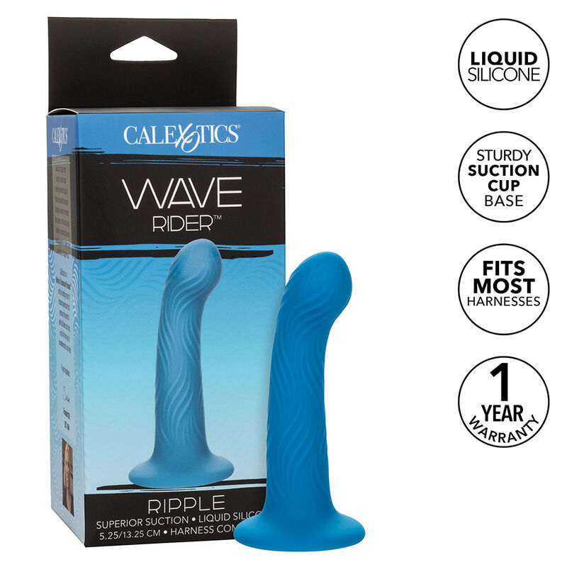 Calexotics-Wave Rider Ripple Dop Anal Albastru-Silicon, Waterproof 9 img 185949 de3c75a16e0f195d2d4e750e08781f27 1