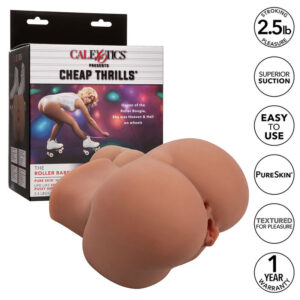 Calexotics-Roller Babe Masturbator Dublu, Culoare Flesh-Ventuza 18 Calexotics-Roller Babe Masturbator Dublu, Culoare Flesh-Ventuza - imagine 9