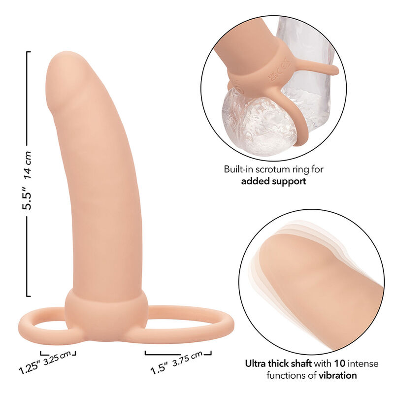 Calexotics-Maxx Thick Dual Penetrator 10 Vibrații Nude-Silicon 9 img 186085 556278906967a1b1030db8ef491d25bd 1