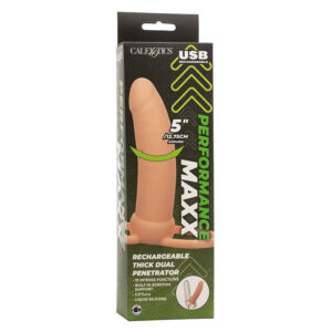 Calexotics-Maxx Thick Dual Penetrator 10 Vibrații Nude-Silicon 16 Calexotics-Maxx Thick Dual Penetrator 10 Vibrații Nude-Silicon - imagine 6