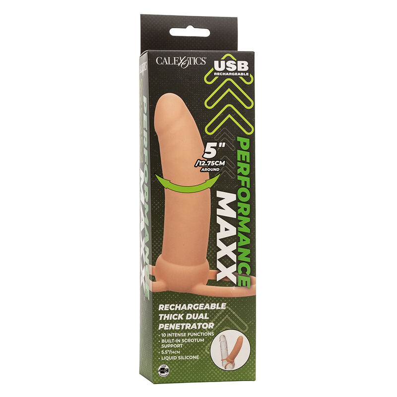 Calexotics-Maxx Thick Dual Penetrator 10 Vibrații Nude-Silicon 6 img 186089 c15f14363570e08a9bb60f43f5b599d8 1