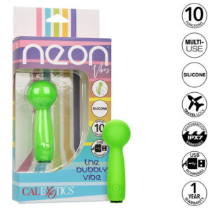 Calexotics-Neon Vibes the Bubbly Vibe Mini Massager 10 Vibrații · Vibratoare (imaginea 10)