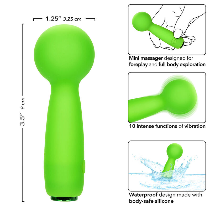 Calexotics-Neon Vibes the Bubbly Vibe Mini Massager 10 Vibrații · Vibratoare (imaginea 3)