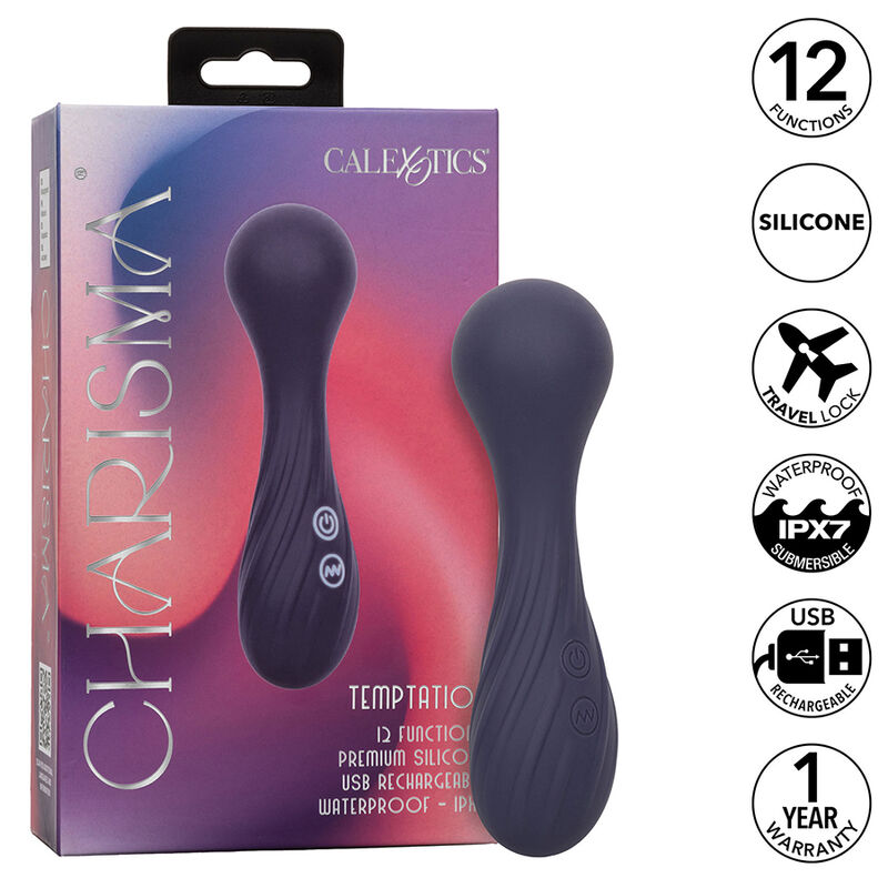 Calexotics-Charisma Temptation Massager 12 Funcții Mov-Silicon 2 img 186160 e801a75befca3df0226a4e9a7687c651 1