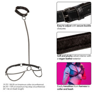 Calexotics-Euphoria Ham Convertibil cu Lanț, Colier și Lesă 11 Calexotics-Euphoria Ham Convertibil cu Lanț, Colier și Lesă · Bondage & Catuse (imaginea 5)