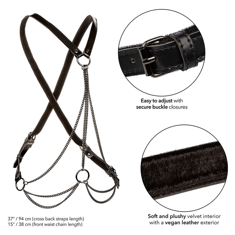 Calexotics-Euphoria Ham Multi-chain Premium-Piele Ecologica · Bondage & Catuse (imaginea 3)