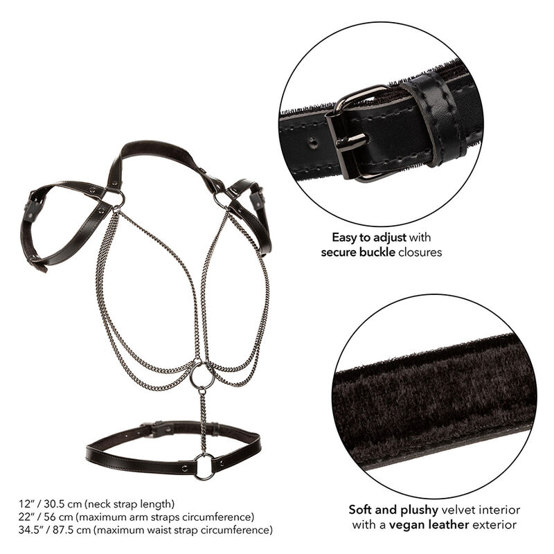 Calexotics-Euphoria Ham Halter Multi-lanț Premium-Piele Ecologica 3 img 186266 e5f22eb0318f3858699b8b5082d24317 1