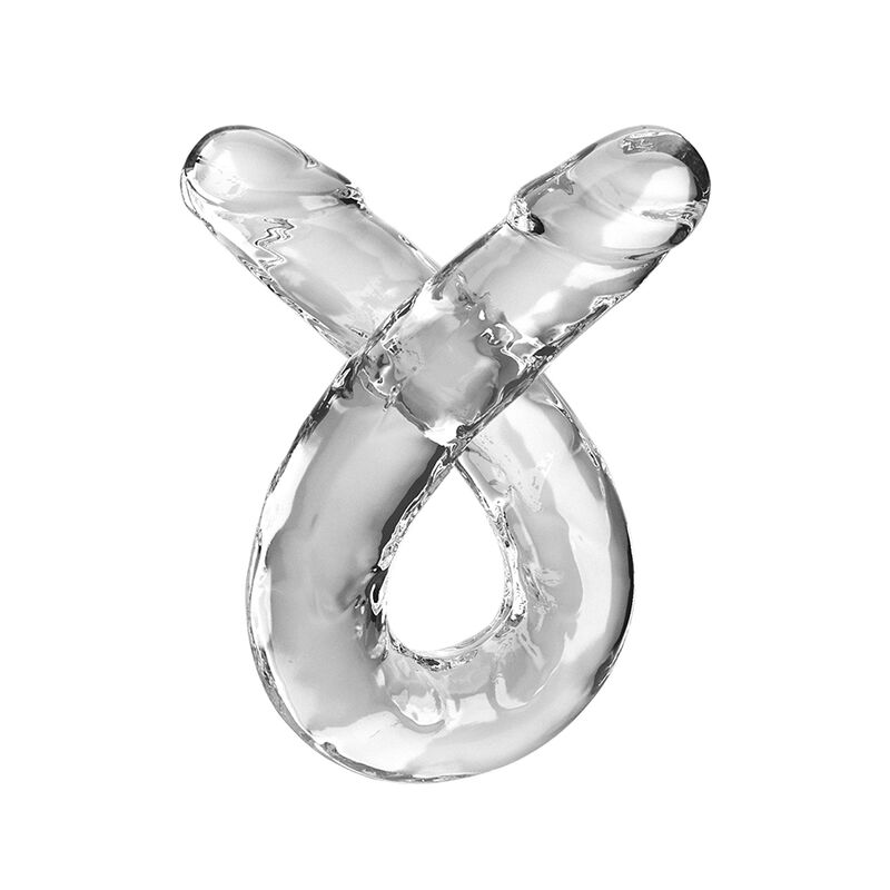 King Cock-Double Trouble Dildo Dublu 46 cm Transparent-TPE 1 img 186474 ee0ef422e3b1a50a1042830a58d7b185 1