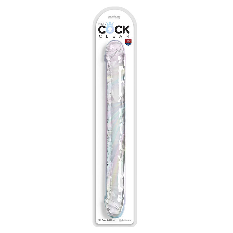 King Cock-Double Trouble Dildo Dublu 46 cm Transparent-TPE 4 img 186475 8a3534478dcf79994074f93f2f28f1fa 1