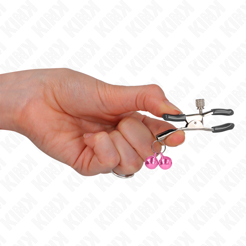 Kink Nipple Grip-Clește pentru Sfarcuri Dublu cu Clopoței Roz, 6 2 img 186587 b7dd2d80ee4be919858088ea317e2e66 1
